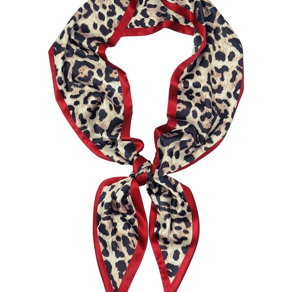 Long Satin Headscarf Elegant Chic Y2K Retro Hair Neck Accessory Versatile